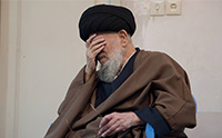 زيارة ممثّل الأمين العام لحركة النجباء في الجمهورية الإسلامية السيّد عباس الموسوي سماحة السيّد كاظم الحسيني الحائري دام ظلّه